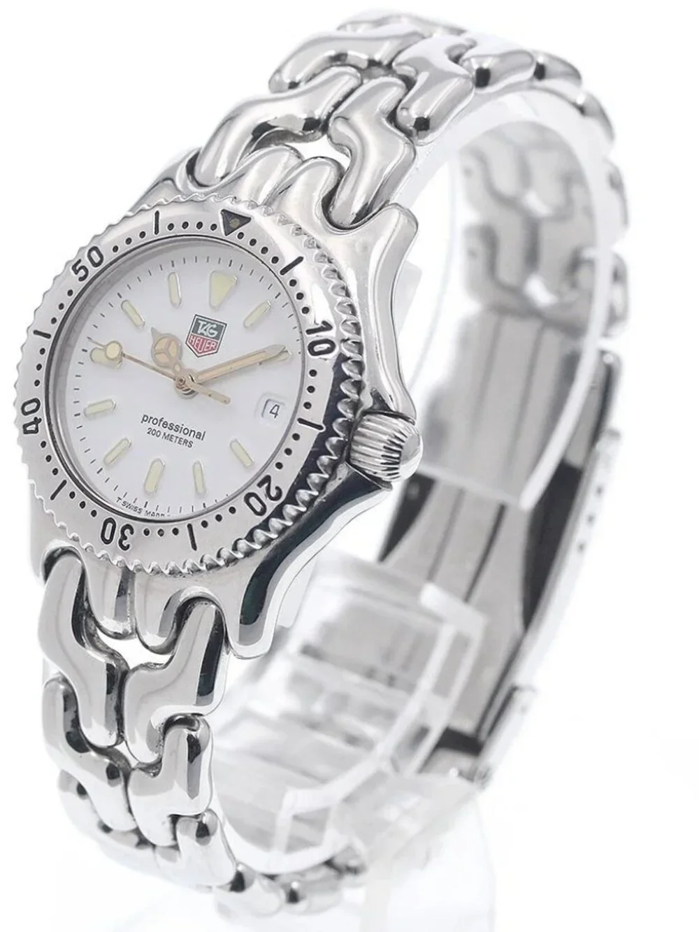 TAG HEUER S/el S90.815 Date white Dial Quartz Ladies Watch